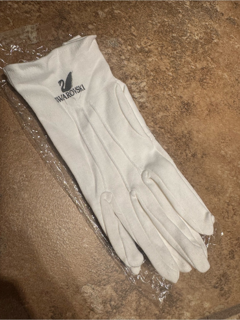 Swarovski White Branded Jewelry Care Gloves